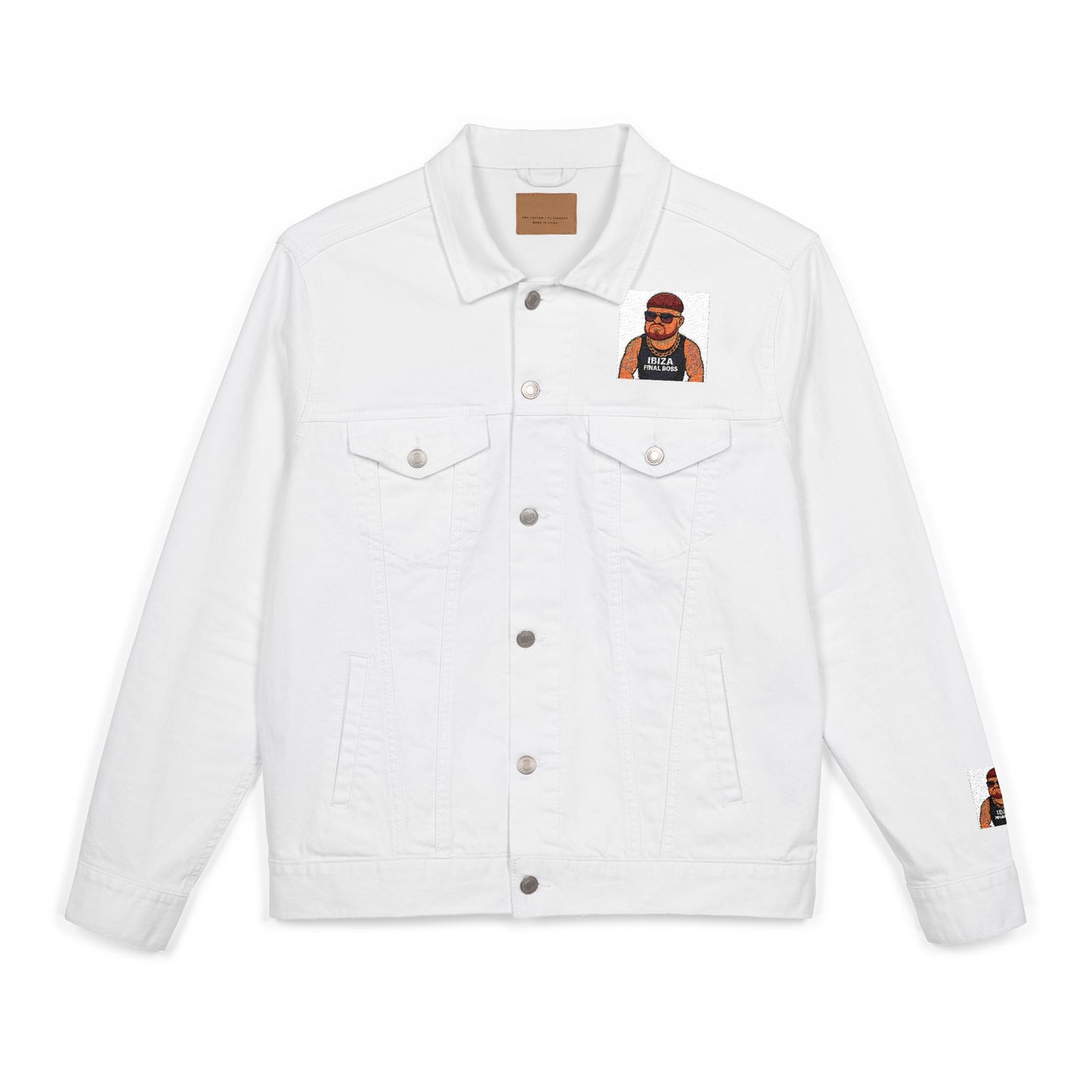Ibiza Final Boss Denim Jacket - Rare Super Cool