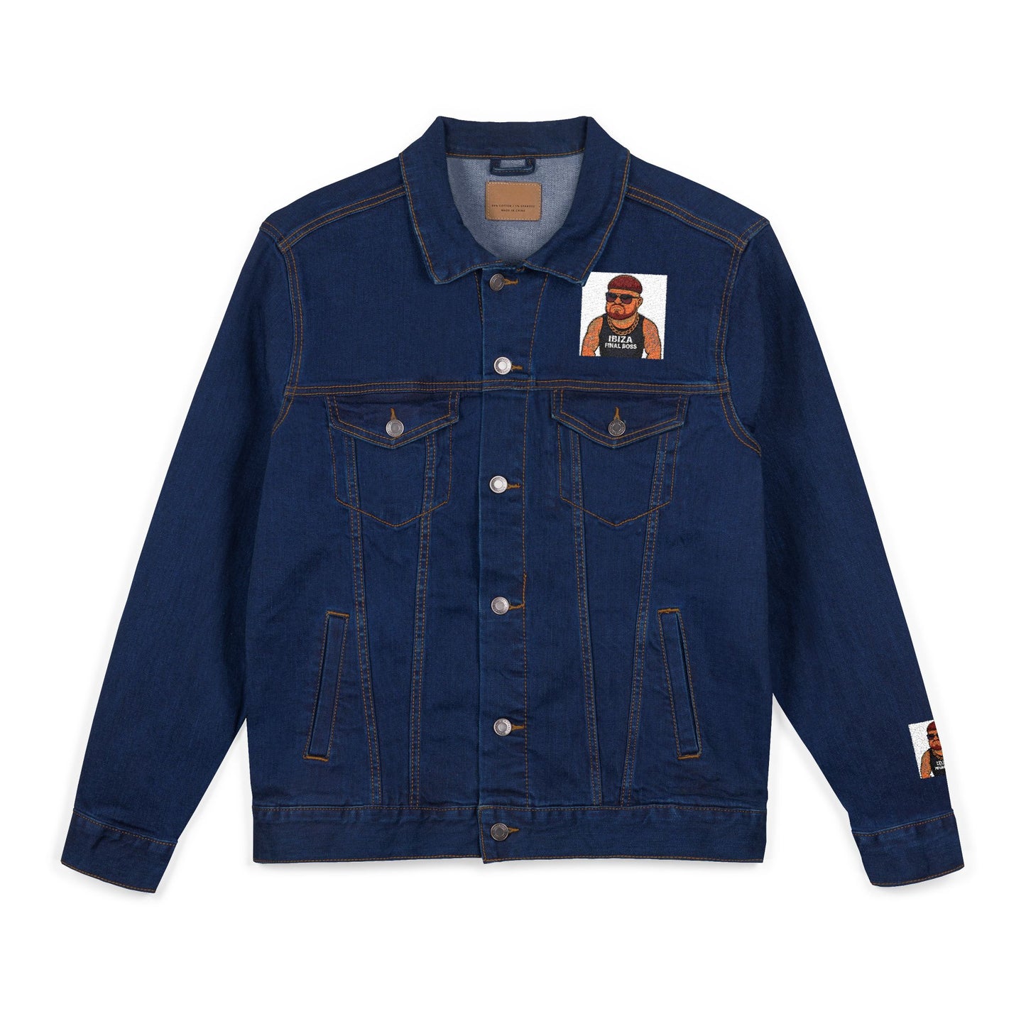 Ibiza Final Boss Denim Jacket - Rare Super Cool