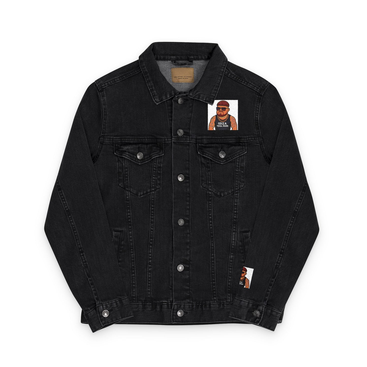 Ibiza Final Boss Denim Jacket - Rare Super Cool