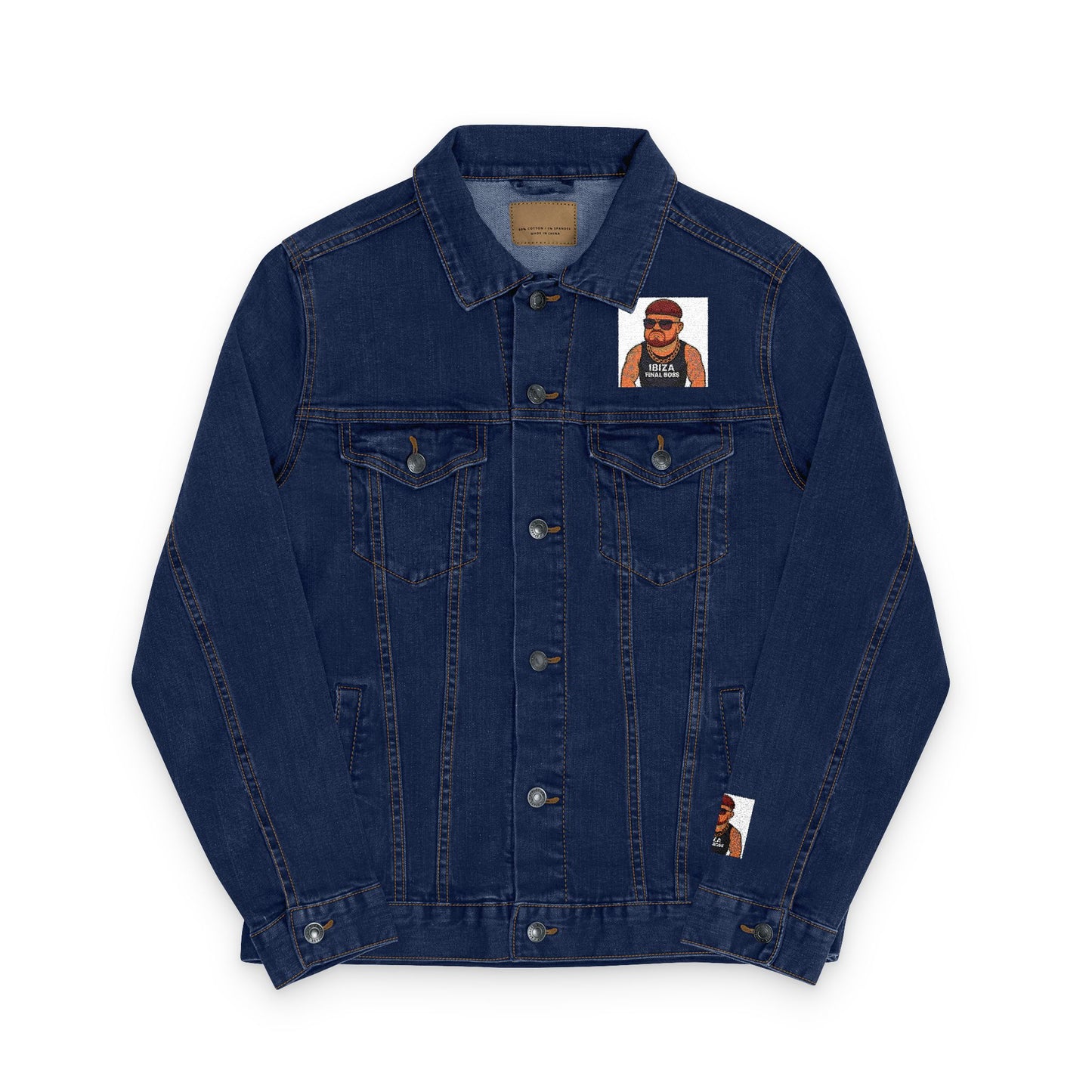Ibiza Final Boss Denim Jacket - Rare Super Cool