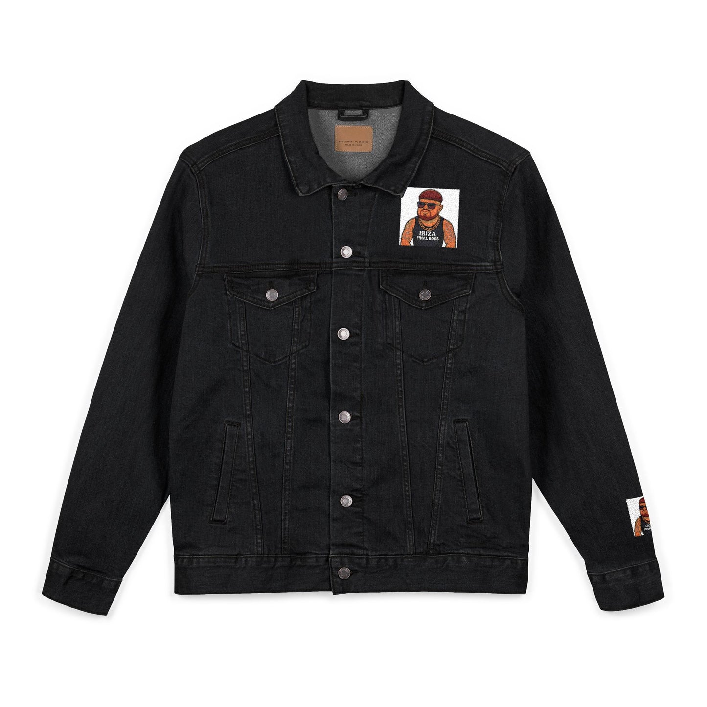 Ibiza Final Boss Denim Jacket - Rare Super Cool