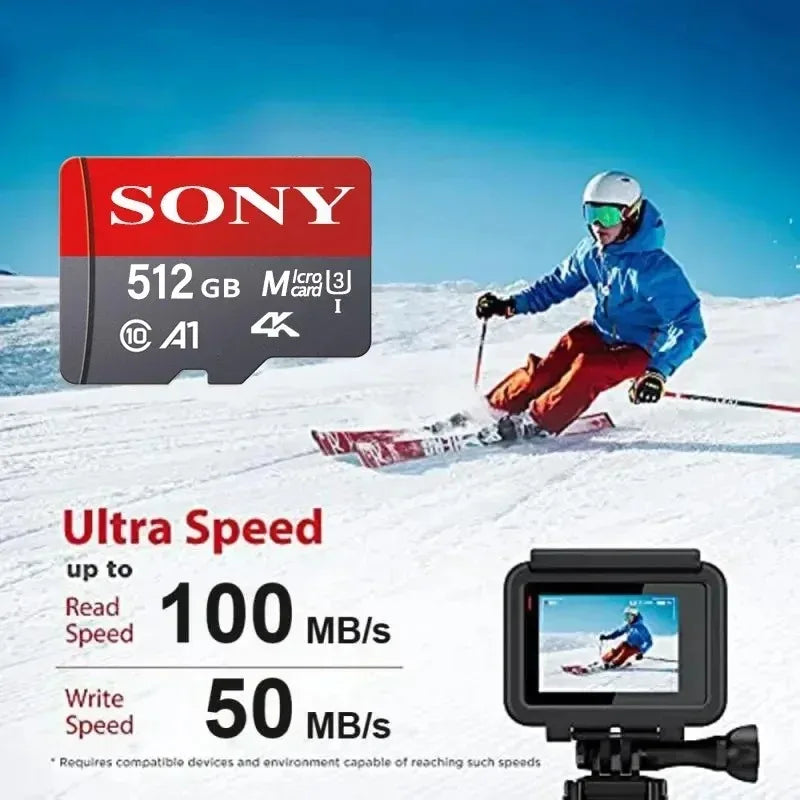 TF Memory Card 1TB High Speed Micro SD Card 128GB 1TB 512GB 256GB A2 U3 V30 SD TF Flash Cards for Xiaomi Phone Computer